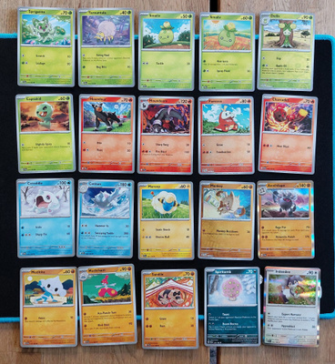 Pokemon kortit 20kpl (#7 Scarlet & Violet base set)