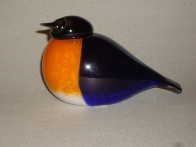 Oiva Toikka NEW YORK BLUEBIRD - LINTU  v. 2006  Nuutajärvi