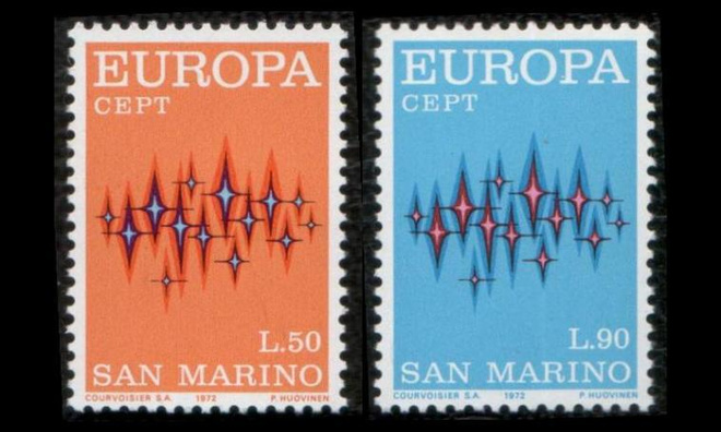 San Marino 997-8 ** Europa (1972)