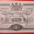 SWEDEN EN KRONA 1914 KL8 (K11-S104) - pikkukuva 1