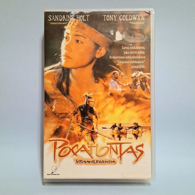 Pocahontas intiaanilegenda VHS