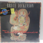 BRUCE DICKINSON - TATTOOED MILLIONAIRE M-/M- LP + poster - pikkukuva 1