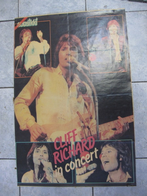 CLIFF RICHARD IN CONCERT - vanha suosikki juliste