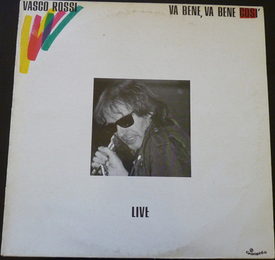 VASCO ROSSI :: VA BENE, VA BENE COSI :: LIVE :: VINYYLI   LP