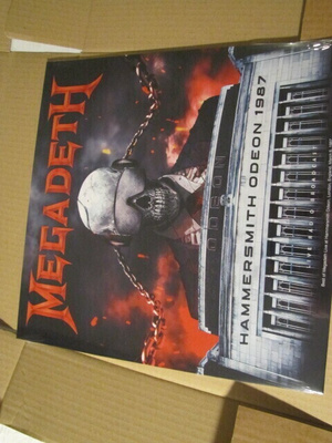Megadeth hammersmith odeon 1987 lp muoveissa