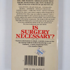 Siegfried J. Kra ym. : Is Surgery Necessary? - pikkukuva 2