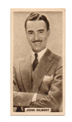 Filmitaiteilijoita savukerasioista n:o ") JOHN GILBERT