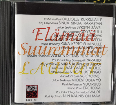 ELÄMÄÄ SUUREMMAT LAULUT-CD,LXCD 607, SIBONEY 1995