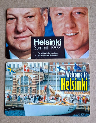 Helsinki Summit 1997 Boris Jeltsin Bill Clinton