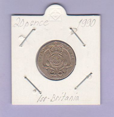 Iso-Britania 20 Pence v.1990 KM#939
