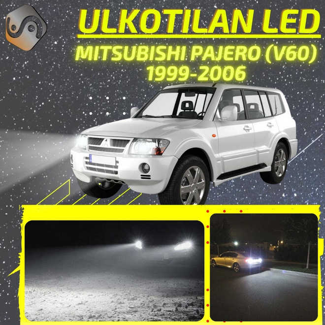 PAJERO (V60) 1999-2006 Ulkoiset LED -valot