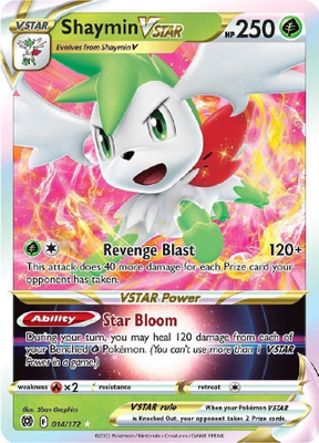 Shaymin VSTAR 014/172 - Brilliant Stars - NM/M