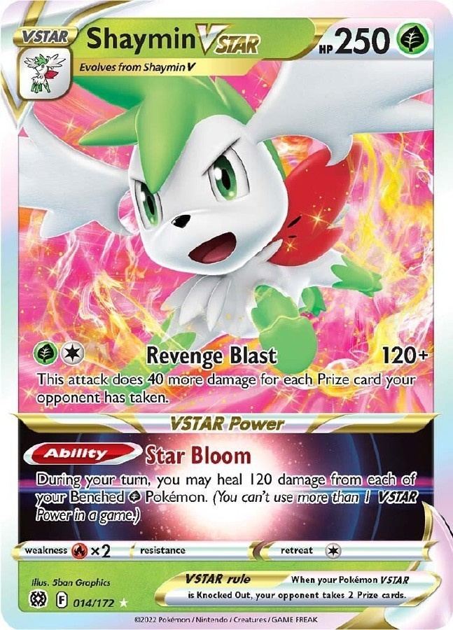Shaymin VSTAR 014/172 - Brilliant Stars - NM/M