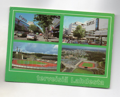 Lahti: keskustaa ja urheilukeskus
