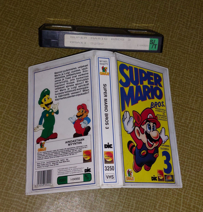VHS FI: Super Mario Bros 3 ja 4 (Omaxi)