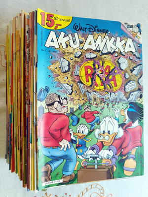 Aku Ankan vuosikerta 2001  (N:ot 1 - 52)