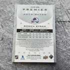 Bowen Byram 2020-21 Premier Rookie Patch Auto /49 - pikkukuva 2