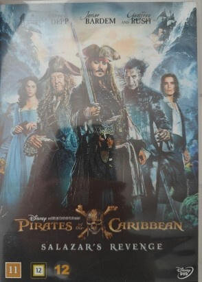 DVD:Pirates of the Caribbean 1-5.