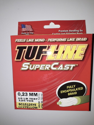 Kalastussiimaa TufLine SuperCast, 114 metrin kela