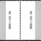 Ål 1996 Brandön kirkko 2,00 mk välilöpari numero ** LaPe 119 - pikkukuva 2