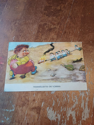 Einar Norelius Sananlaskuja postikortti.