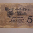 Saksa 5mark, Lainarahastotodistus/Darlehnskassenschein 1914 - pikkukuva 2