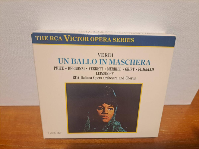 Verdi:Un Ballo in Maschera-Leinsdorf, Price, Verret ym. 2CD
