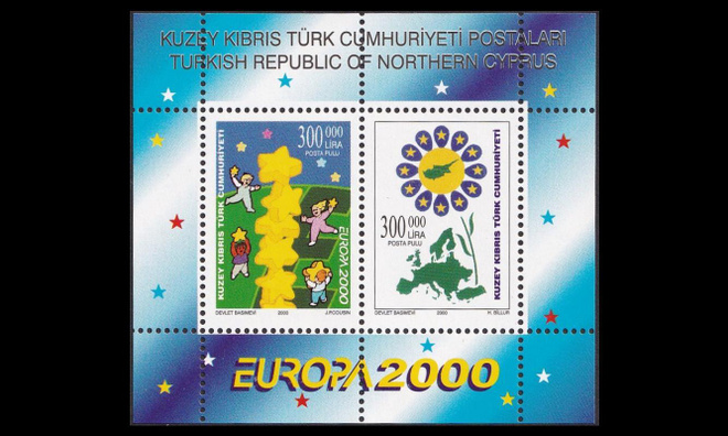 Turkki Kypros 516-7BL19 ** Europa (2000)