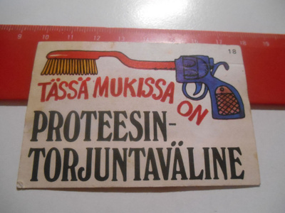 K13 Panda tarrapurra# 18 tässä mukissa on proteesin torjunta