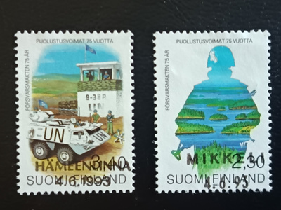 -93 Puolustusvoimat 75v.EP-leimalla