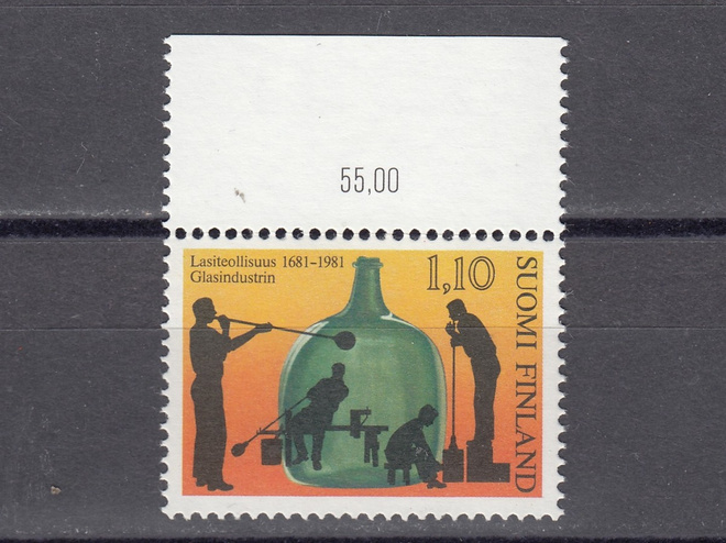 1981 Lape 877 Lasiteollisuus 300 vuotta **
