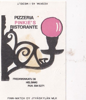 Helsinki, Pizzeria Pinkie`s Ristorante , 6/12