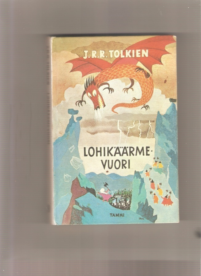 Tolkien, J. R. R.: Lohikäärmevuori, Tammi 1973 1.p, sid, K3+