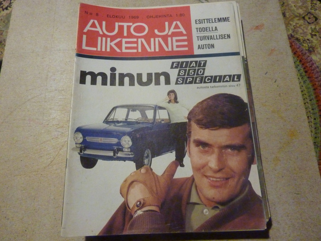 Auto ja Liikenne 8-69  Fiat 124