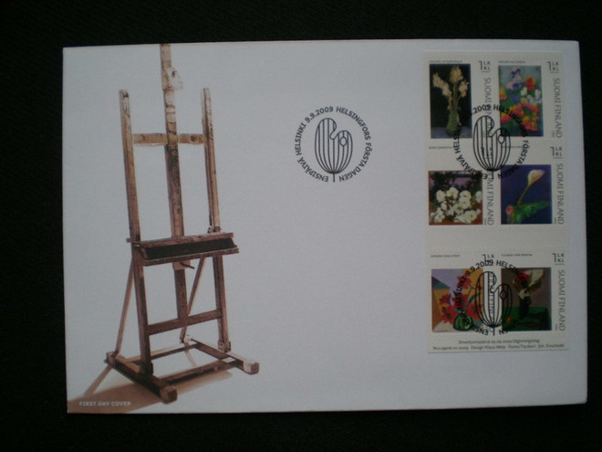 FDC Suomalaista taidetta II 1. lk 09.09.2009 - LaPe V82