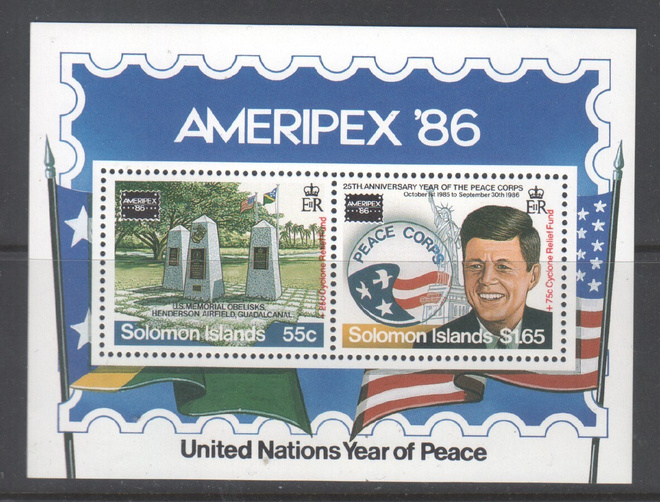 Solomon saaret Ameripex 86  blokki