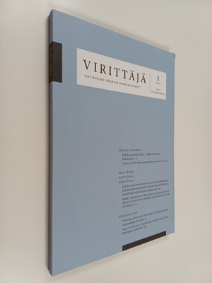 Virittäjä 1/2019