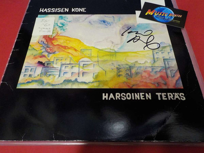 HASSISEN KONE - HARSOINEN TERÄS EX/VG+ LP NIMMARILLA