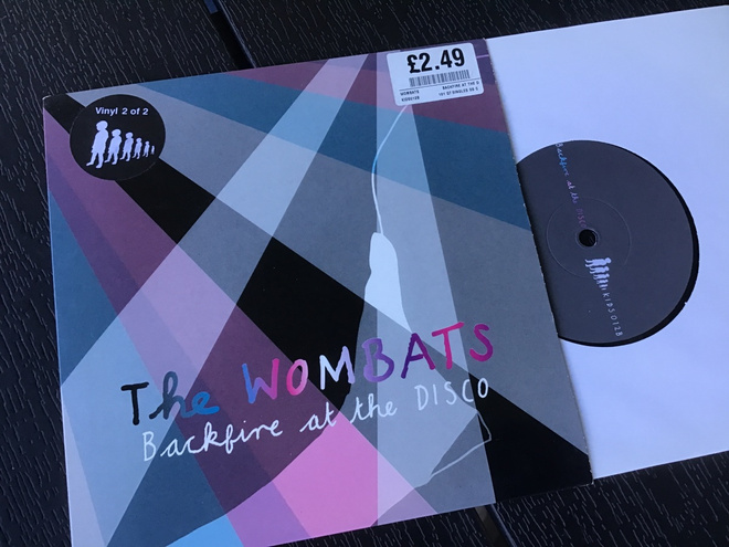 The Wombats . Backfire at the disco 7” vinyyli