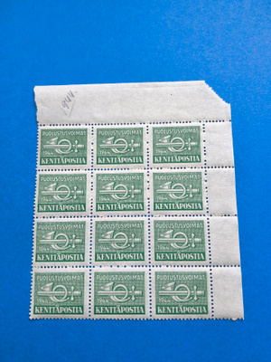 1944 Postituoreita kenttäpostimerkkejä kuvienmukaisesti!