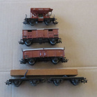 Märklin 4 vanhaa tavaravaunua - pikkukuva 1