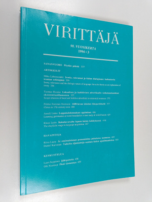 Yrittäjä 98. vuosikerta : 1994/3