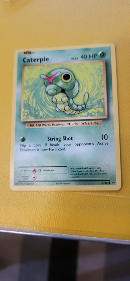 Caterpie (EVO 3) XY Evolutions CCG card
