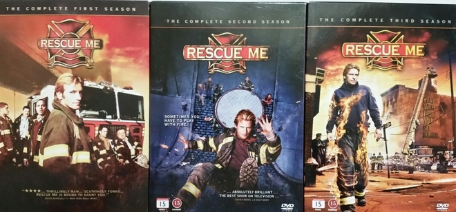 Rescue Me / Asema 62 kaudet 1-3 -DVD
