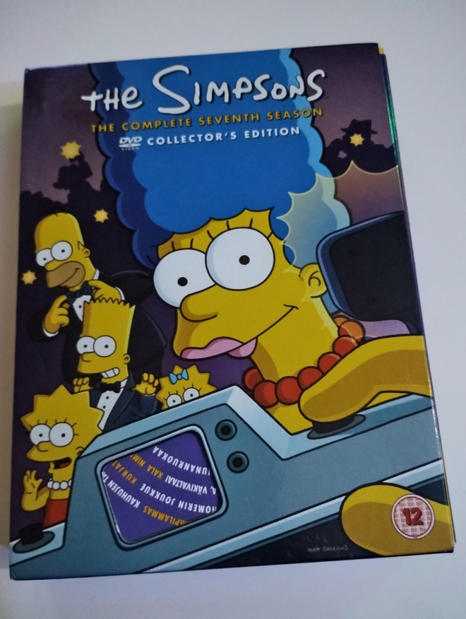 Simpsonit 7 tuotantokausi dvd boksi keräiliäversio