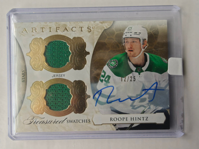 Roope Hintz 2023-24 Artifacts Treasured Swatches /25