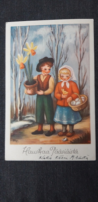 H. Törnudd sievä pääsiäiskortti 298/10, v. 51