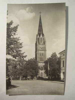 VANHA Postikortti Pori 1930-l Alkup.Mallikappale