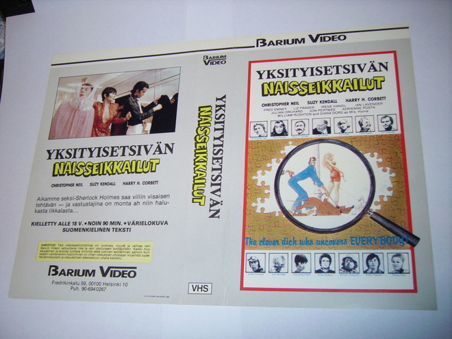 Vhs kansipaperi Fix YKSITYISETSIVÄN NAISSEIKKAILUT (Sis.pk)