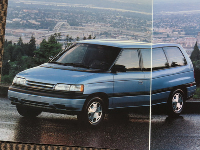 1990 Mazda MPV esite - 18 sivua - KUIN UUSI